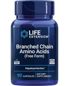 Life Extension Branched Chain Amino Acids Free Form 90 Caps - supplemynts.com
